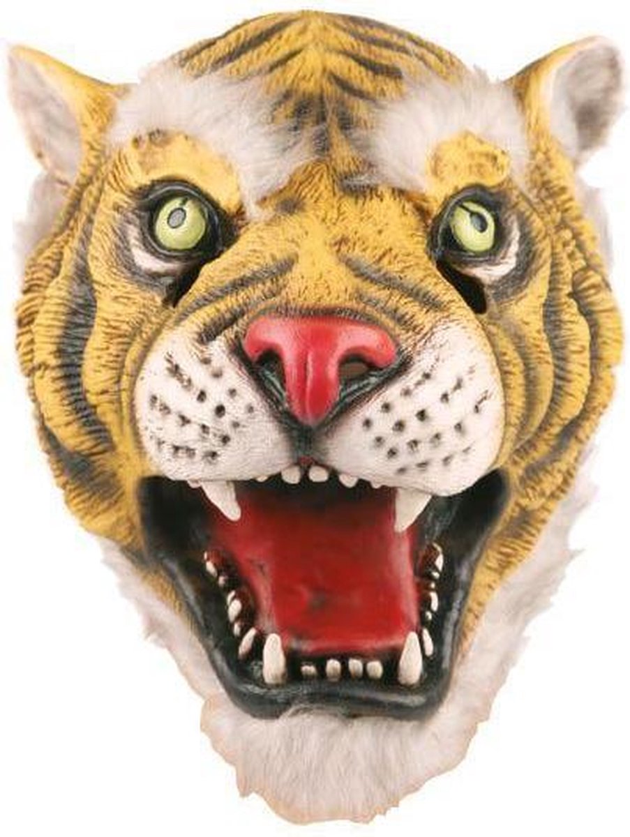 Versterken Verlichting Verdorie Latex masker tijger | bol.com