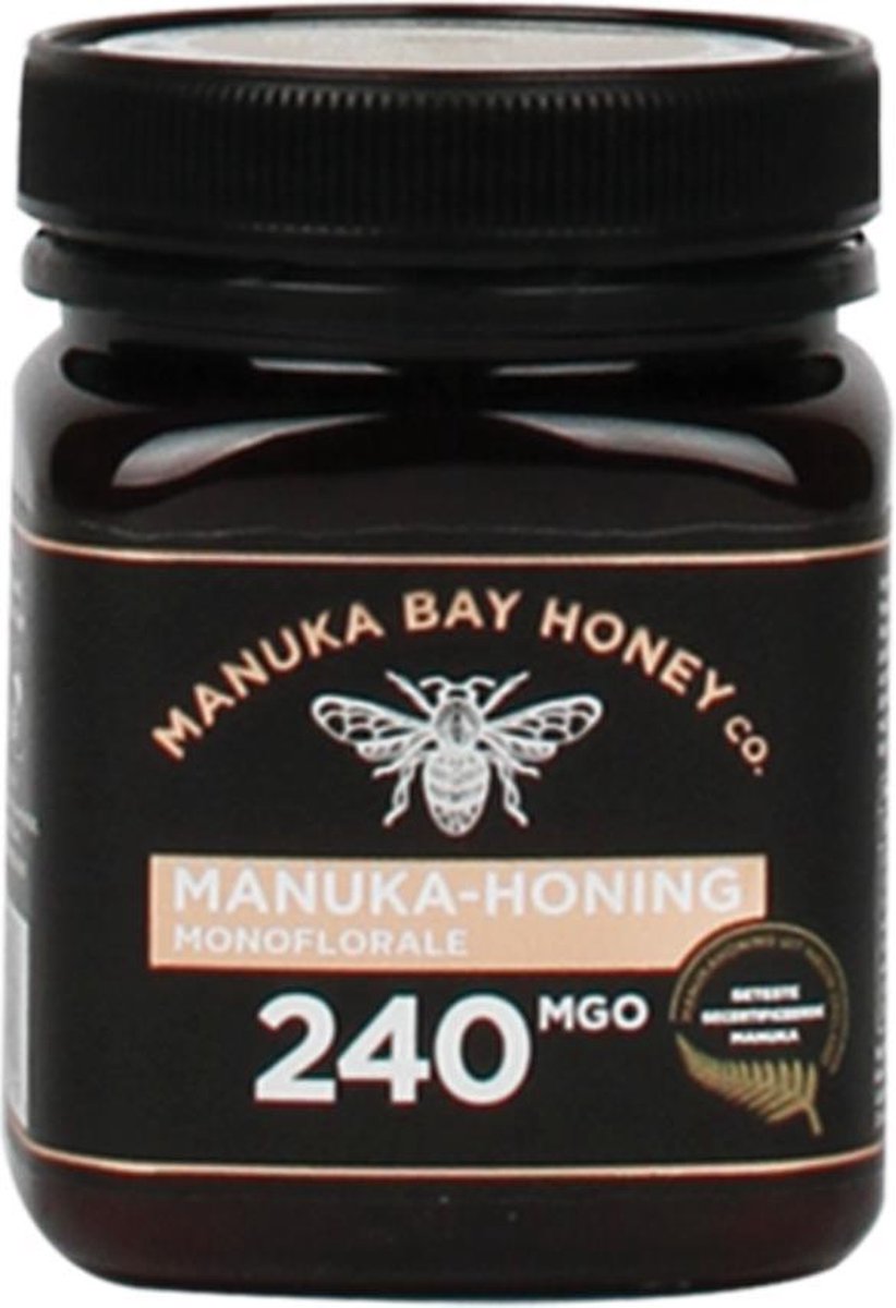Manuka bay honing 240 mgo (250gr) Premium Kwaliteit | bol.com