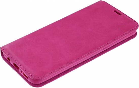 Luxe à rabat Pink de luxe avec fermeture magnétique pour Samsung Galaxy S10 Plus - par Bixb