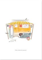 Poster Happy Camper Surf Caravan