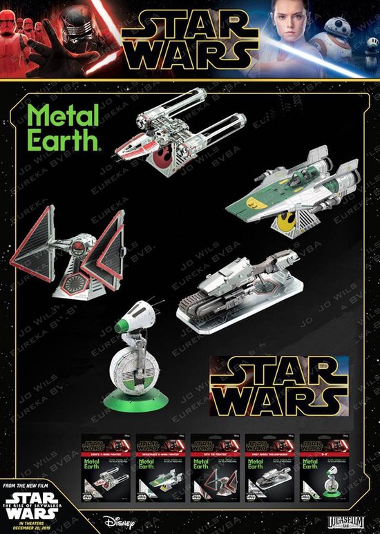 Thumbnail van een extra afbeelding van het spel Metal Earth Star Wars First Order Treadspeeder