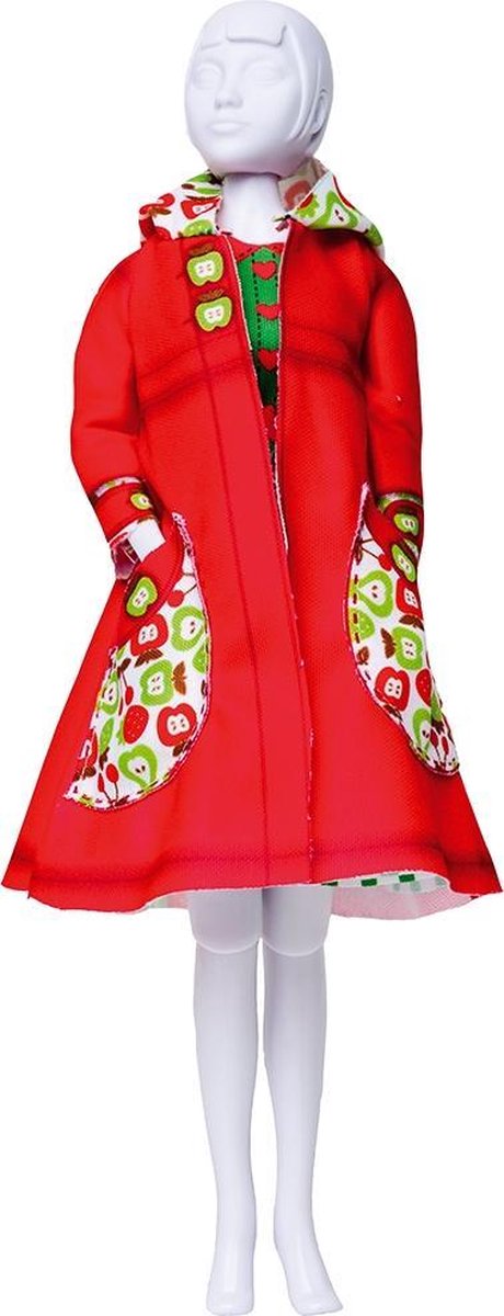 Dress Your Doll - Making Couture Outfit kit Fanny Apples - Voor pop van 29cm - PN-0164665