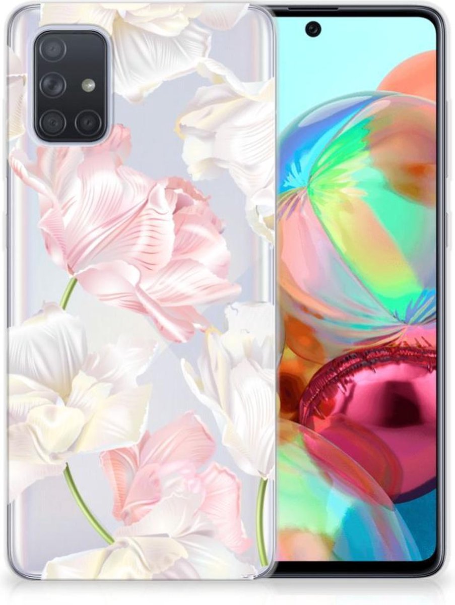 Samsung Galaxy A71 TPU Case Lovely Flowers