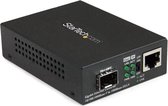 StarTech.com Gigabit ethernet glasvezel media converter met open SFP slot