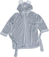Baby Badjas Grijze Muis Fleece - Maat 120