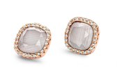Velini jewels -EA6330BRG -Oorbellen -925 Zilver rosé -Gekleurde Cubic Zirkonia