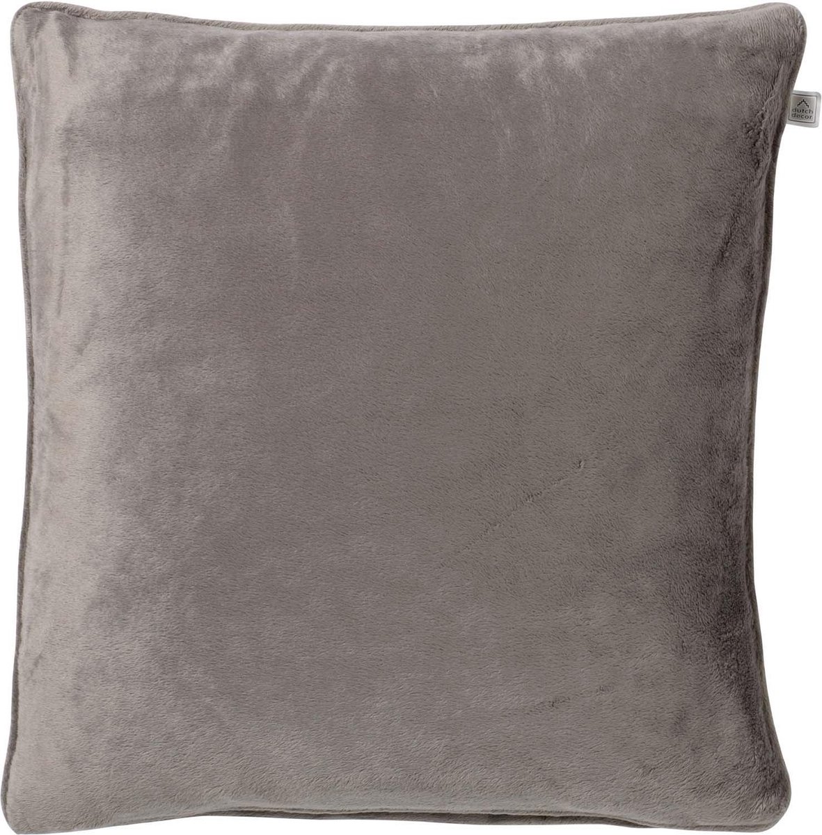 Vergoeding dak Gelijkmatig Dutch Decor Sierkussen Velvet 70x70 cm taupe | bol.com