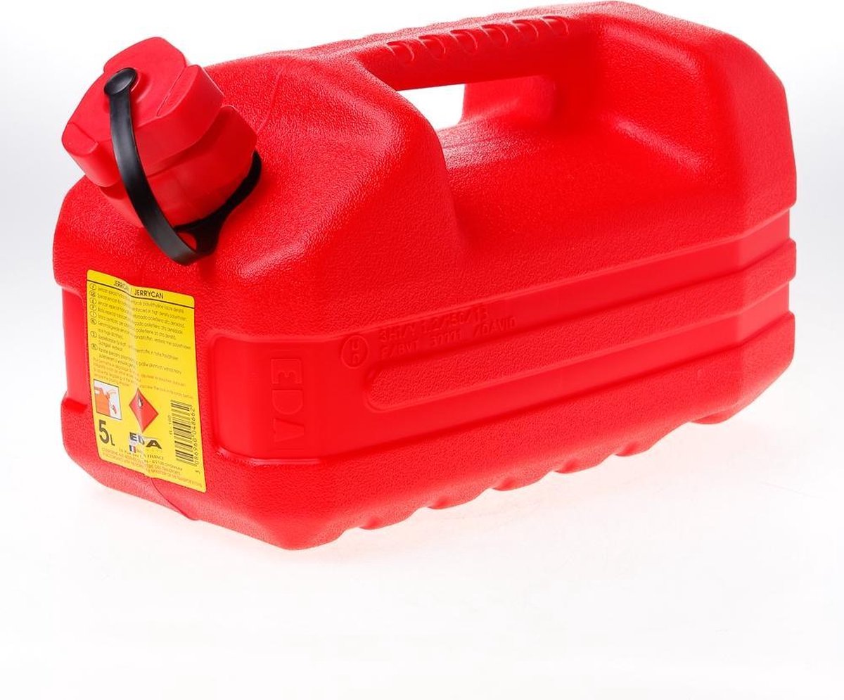 EDA Benzine jerrycan 5 Liter Rood
