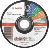 Bosch - Doorslijpschijf recht Rapido Multi Construction ACS 60 V BF, 125 mm, 22,23 mm, 1,0 mm