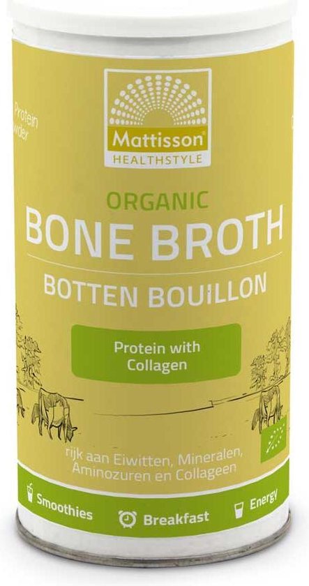 Mattisson Healthstyle - Bone Broth - Biologische botten bouillon - 180 gram