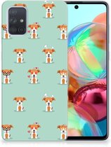 Geschikt voor Samsung Galaxy A71 TPU Hoesje Pups