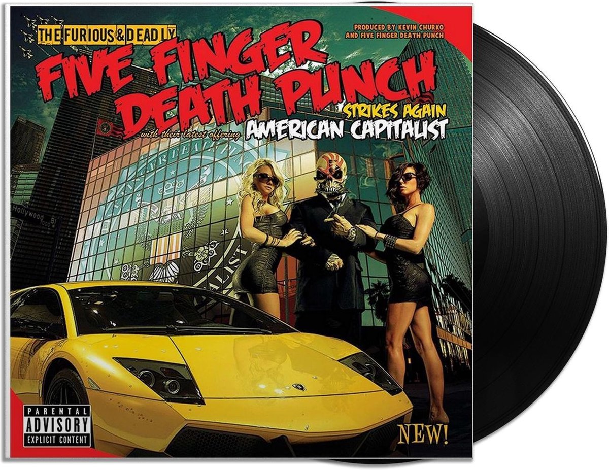 Five Finger Death Punch American Capitalist Tracklist www.bol.com