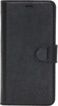 DEEJOUX Book Case iPhone 11 Pro - Zwart Leder - Full Grain Leather