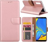 FONU Boekmodel Hoesje Samsung Galaxy A7 (2018) - Roségoud