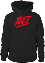 Hoodie sweater | Yeet | Black | Maat 164 (14-15 jaar)