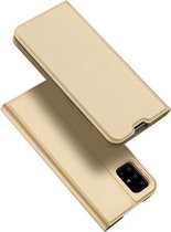 Luxe goud agenda wallet hoesje Telefoonhoesje geschikt voor Samsung Galaxy A51