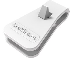 Clip voor sokken en dekbedovertrek Wit, 14 stuks