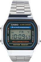 CASIO quartz chronograaf A168WA1YES uniseks horloge