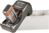 Camelion Reislader voor 2 x AA/AAA of 1x 9V, opvouwbare plug