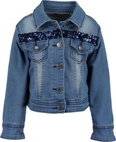 Blue Seven Meisjes Zomerjas - Denim Blauw - Maat 122