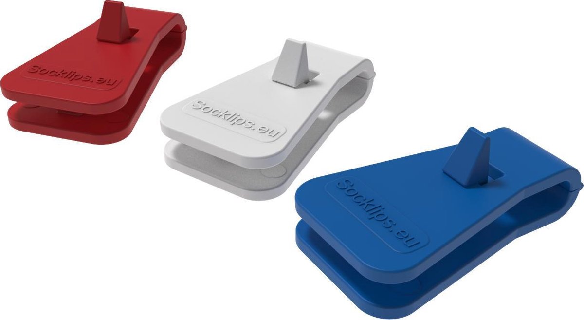 Goedkoopste Clip voor sokken en dekbedovertrek Assorti Kleur, 21 stuks