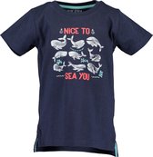 Blue Seven Jongens T-shirt - Donkerblauw - Maat 128