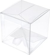 Boîtes en plastique 7,6x7,6x7,6cm transparent avec fond Autolock (25 pièces)