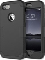 Apple iPhone 7 - iPhone 8  Armor Backcover - Zwart - Shockproof Case - Hoesje