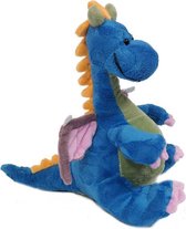 Draak blauw 28 cm