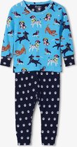 Hatley 2-delige Pyjama Playful Pups Baltic Sea