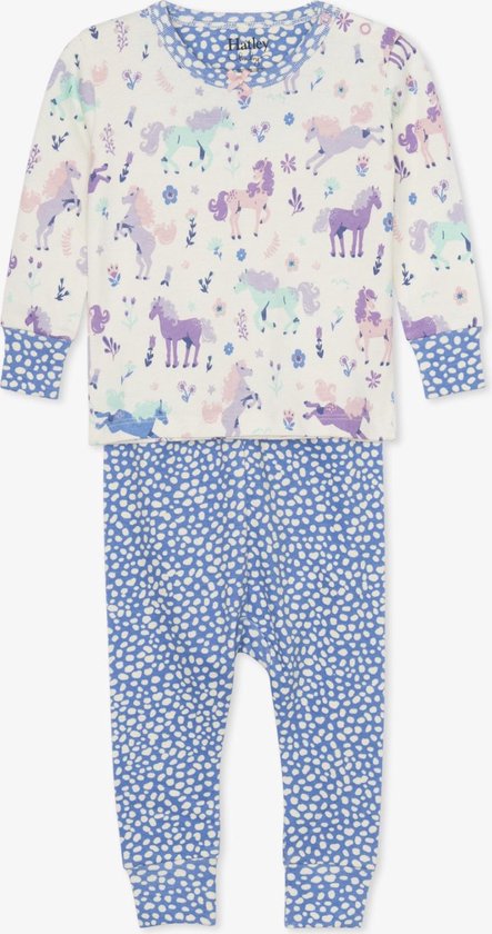 Pyjama 2 pièces Hatley Playful Ponies Afterglow - 3-6 mois
