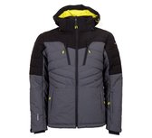 Icepeak Clover  Wintersportjas - Maat 50  - Mannen - grijs/zwart/geel