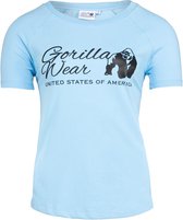 Gorilla Wear Lodi T-shirt - Lichtblauw - XS
