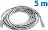 CAT5E RJ45 UTP LAN Ethernet Kabel - FTP Netwerk Internet Extender Connector - DSL STP Wifi ISDN Verlengkabel - Male To Male - Netwerkkabel - 5 Meter