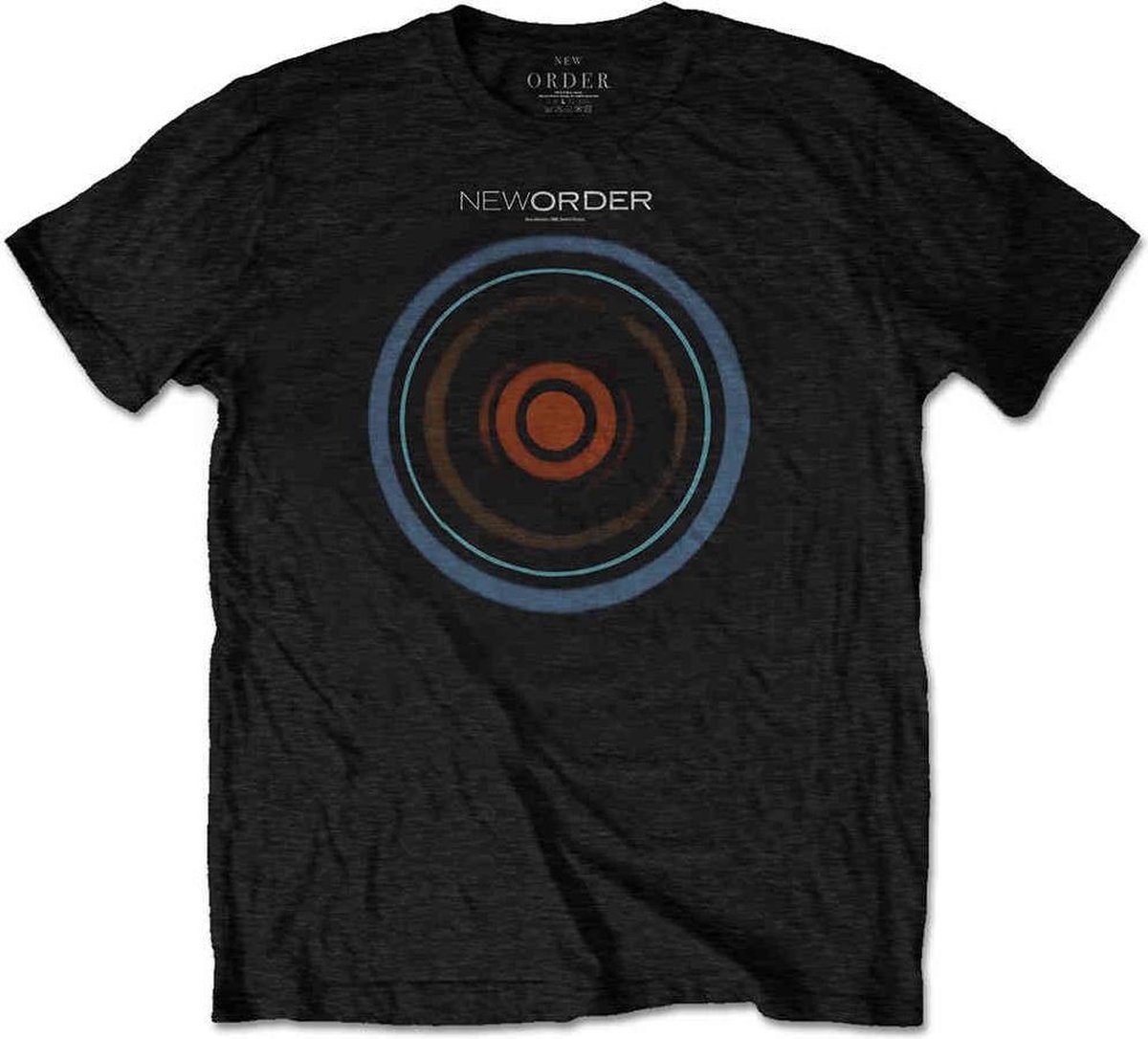 Afbeelding van product Rock Off  New Order Heren Tshirt -L- Blue Monday Zwart  - maat L