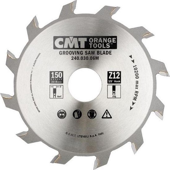 Lama circular CMT pentru caneluri de 4mm.Cod.240.040.07M - Scule si