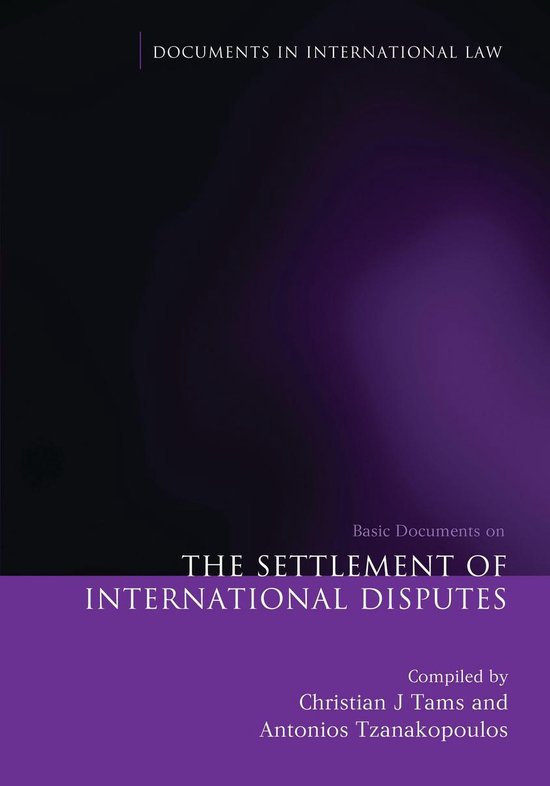 The Settlement of International Disputes - cover