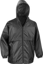 Senvi Regenjas/Windjack - Licht van gewicht - Kleur Zwart XXL