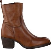 Omoda 8365 Enkellaarsjes - Enkelboots - Dames - Cognac - Maat 36