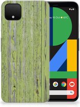 Google Pixel 4 XL Bumper Hoesje Green Wood