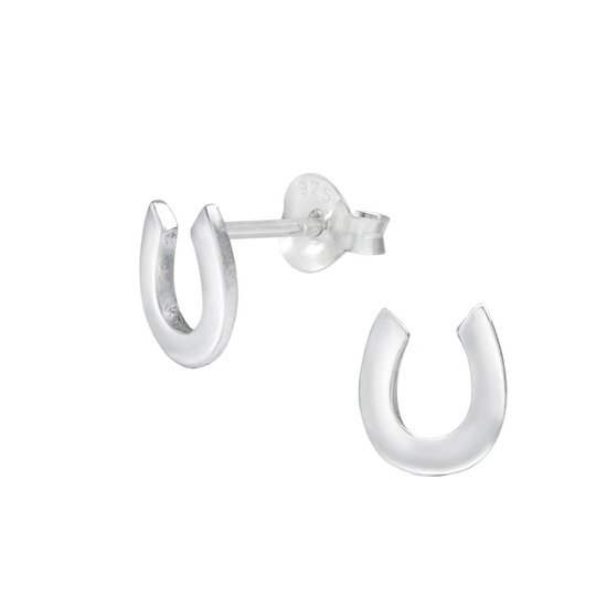 Joy|S - Zilveren hoefijzer oorbellen basic 6 x 7 mm | bol.com