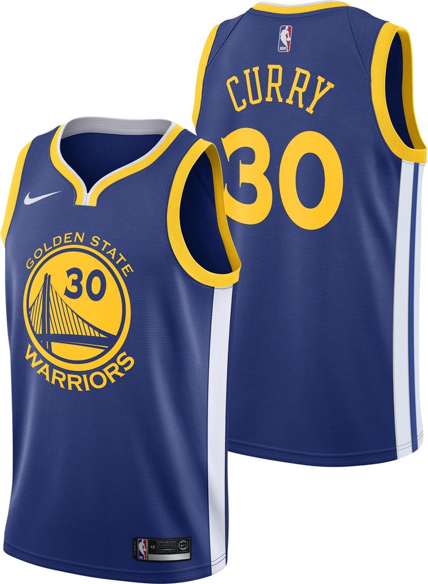 vloek terugtrekken Garantie Nike NBA Jersey Stephen Curry (30) - Golden State Warriors - maat 152 |  bol.com