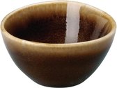 Olympia Kiln Dipschaaltje Bruin Ø7x(H)4cm ( Set van 12 )