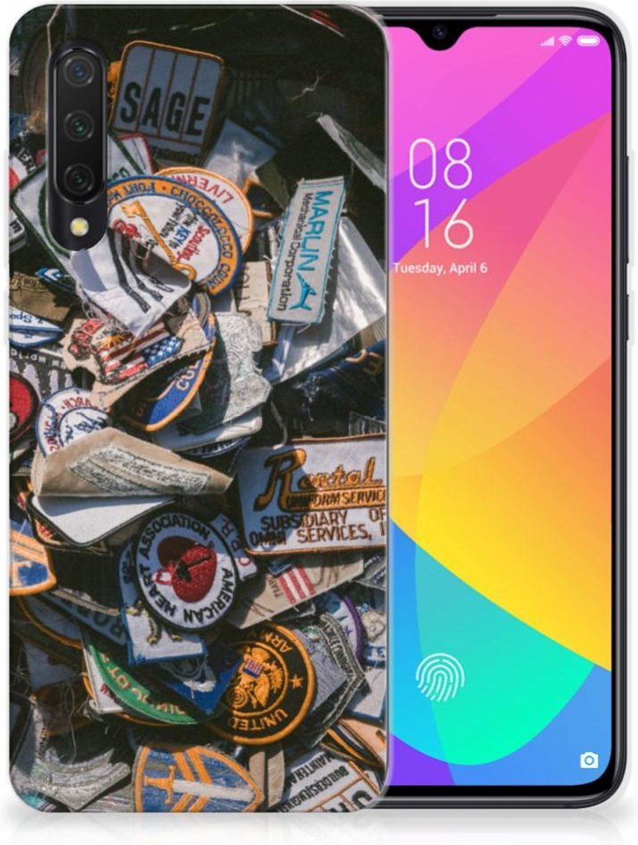 Xiaomi Mi 9 Lite Siliconen Hoesje met foto Badges