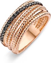 Velini jewels -R6223BLW-50 -Ring -925 Zilver rosé -Gekleurde Cubic Zirkonia