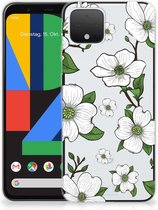 Back Cover Google Pixel 4 TPU Siliconen Hoesje Dogwood Flowers
