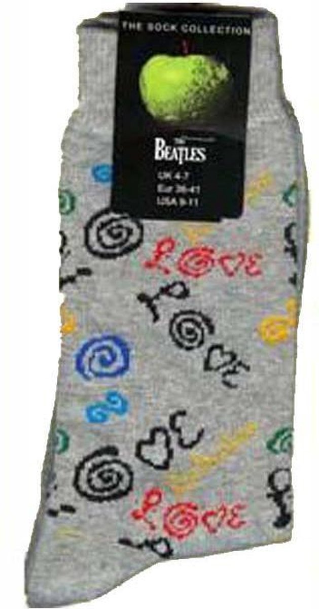 The Beatles - Love Sokken - 36/41 - Grijs