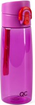 Quattro Colori on the go waterfles violet/rood