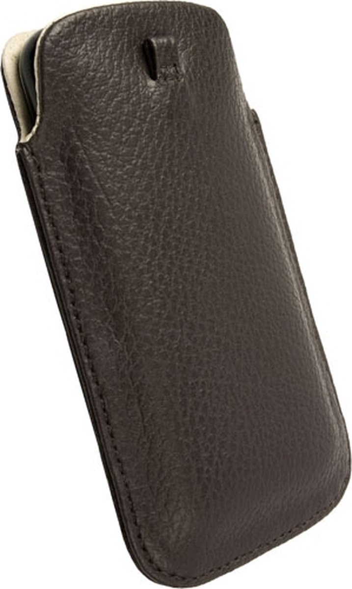 Krusell Gaia Lederen Beschermhoes - M - Bruin