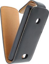 Xccess Leather Flip Case Nokia 207 Black